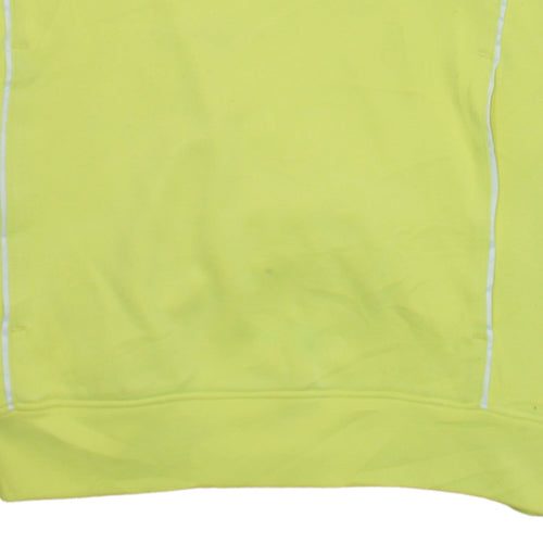 Lotto Men’s Yellow Pullover Hoodie 2XL Graphic Logo Sportswear