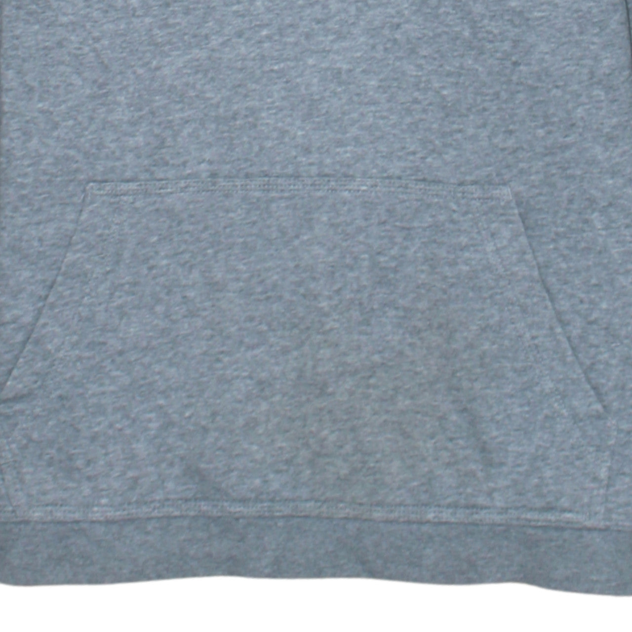 Nike Boys Grey Pullover Hoodie XL 158-170cm Cotton Blend Logo Sweatshirt