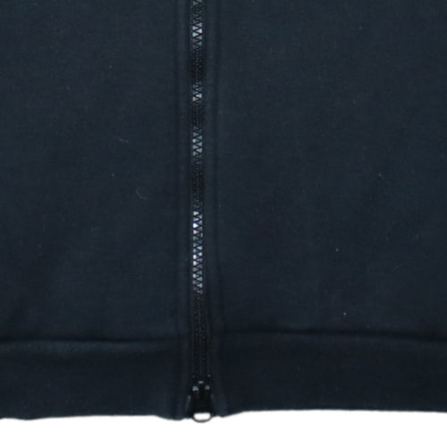 Nike Men's Black Full Zip Hoodie S Regular Fit Fleece Lined