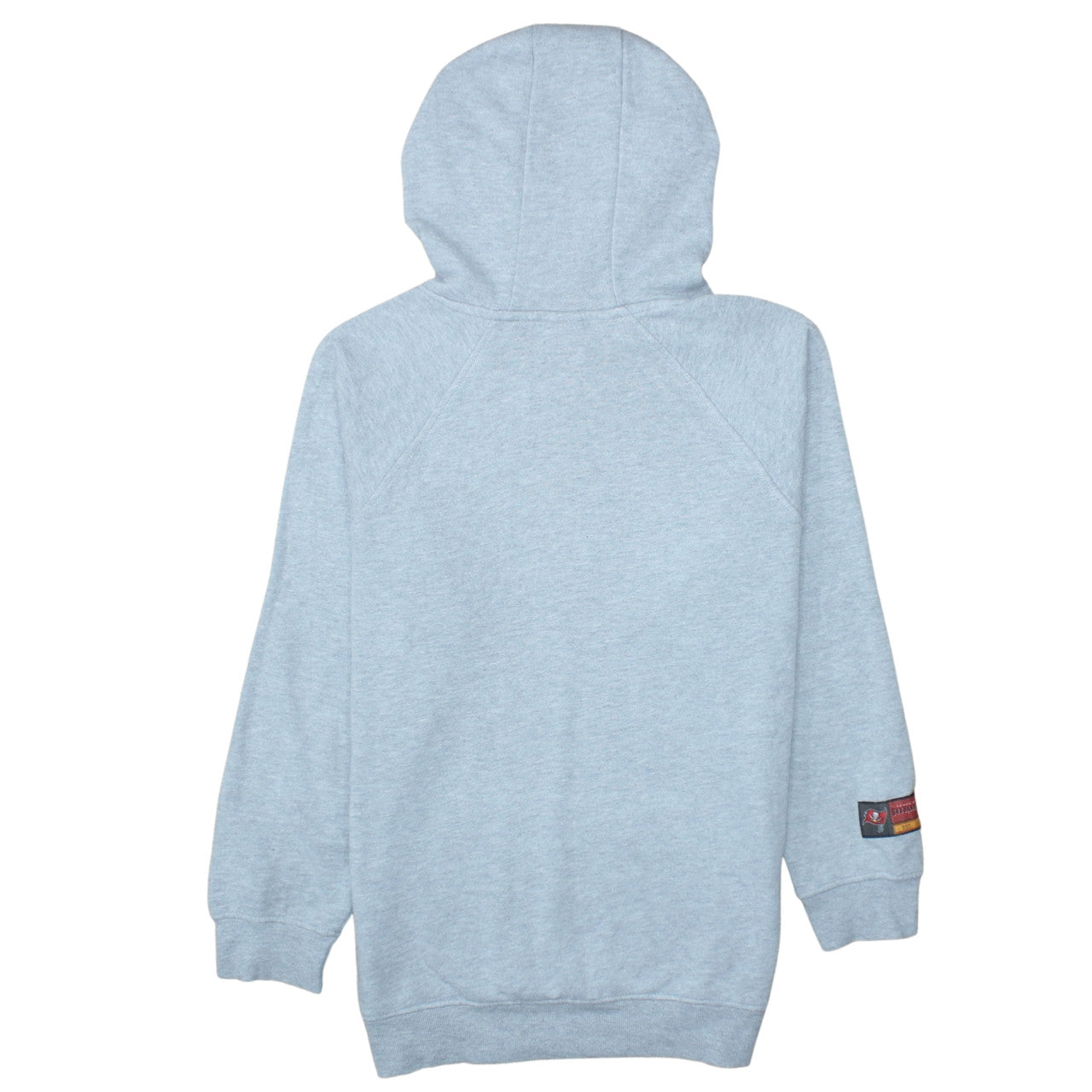 NFL Team Apparel Men's Grey Tampa Bay Buccaneers Pullover Hoodie S