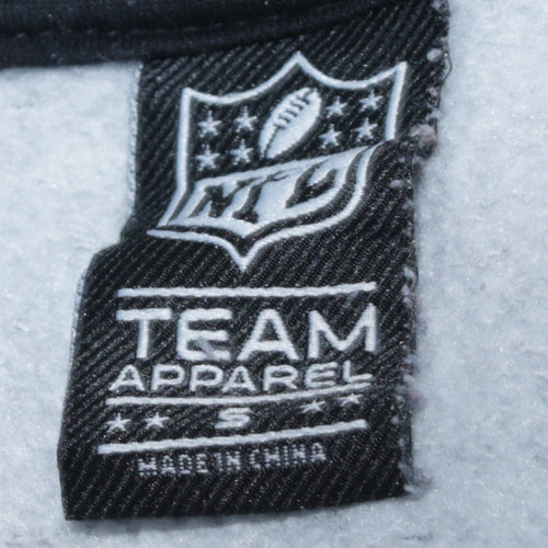 NFL Team Apparel Men's Grey Tampa Bay Buccaneers Pullover Hoodie S