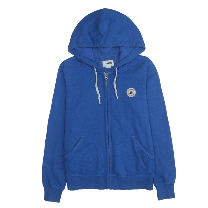 Converse Boys Blue Full Zip Hoodie Small Cotton Blend Casual