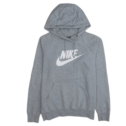 Nike Men's Grey Pullover Hoodie M Fleece Graphic Sportswear