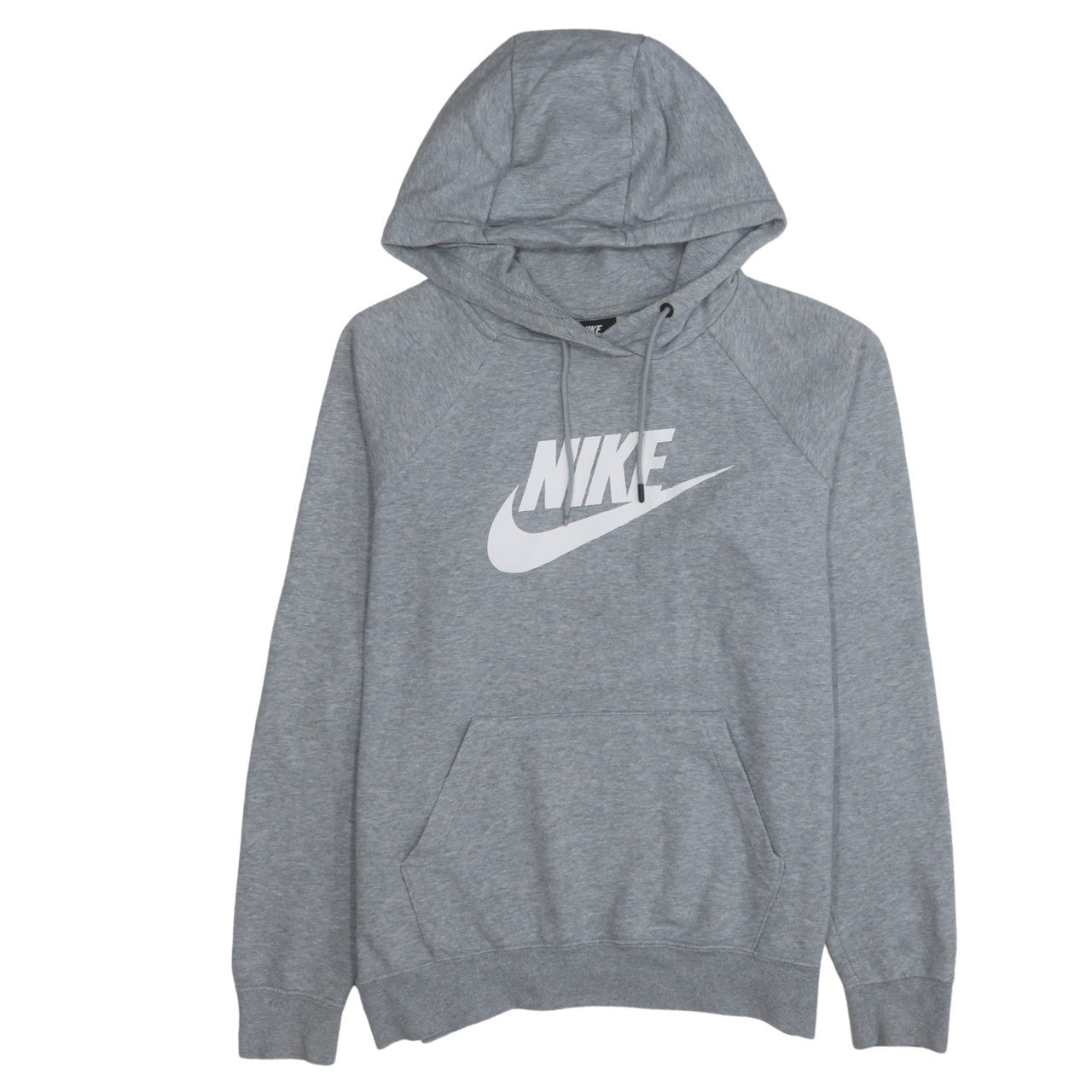 Nike Men's Grey Pullover Hoodie M Fleece Graphic Sportswear