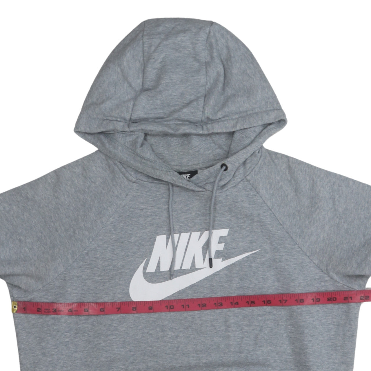 Nike Men's Grey Pullover Hoodie M Fleece Graphic Sportswear