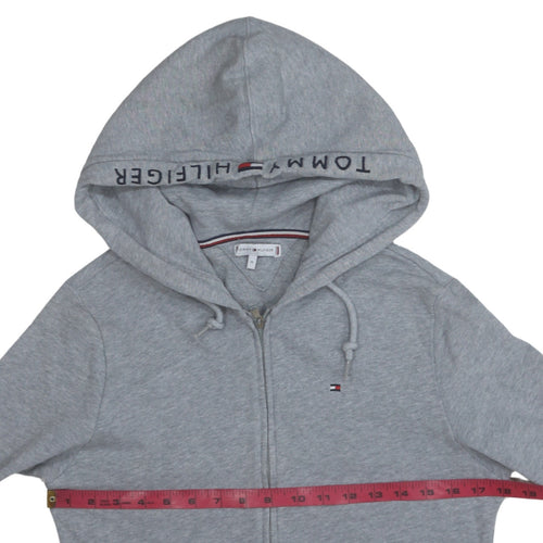 Tommy Hilfiger Men's Grey Full Zip Hoodie Size M Regular Fit