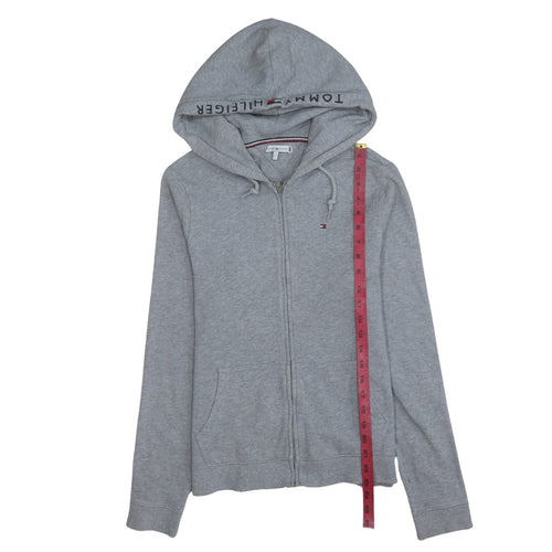 Tommy Hilfiger Men's Grey Full Zip Hoodie Size M Regular Fit