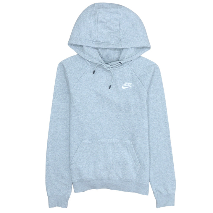 Nike Women's Grey Pullover Hoodie XS Cotton Blend Casual Sweatshirt
