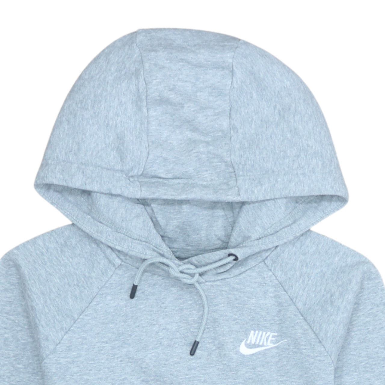 Nike Women's Grey Pullover Hoodie XS Cotton Blend Casual Sweatshirt