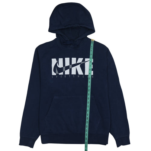 Nike Men's Blue Pullover Hoodie Sweatshirt Size M Sportswear