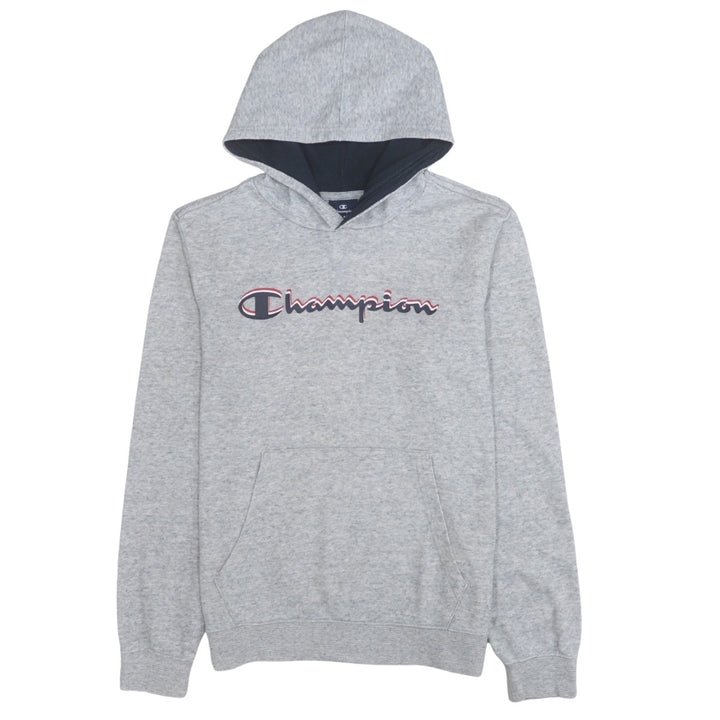 Champion Boys Grey 2XL Pullover Hoodie Sweatshirt 15-16 Years Cotton Blend