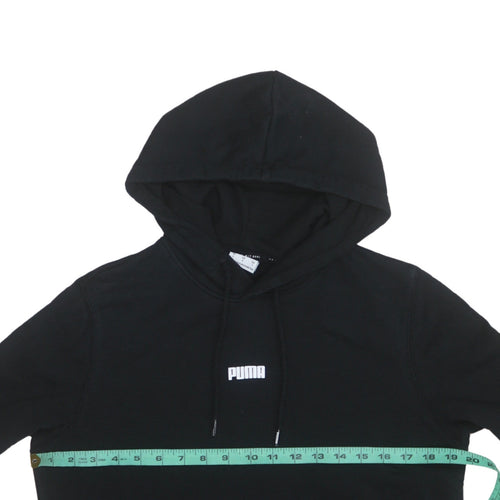Puma Men's Black Pullover Hoodie Size S Regular Fit Sportswear