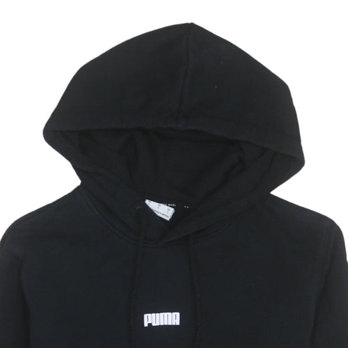 Puma Men's Black Pullover Hoodie Size S Regular Fit Sportswear