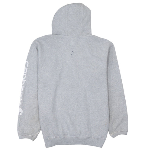Carhartt Men's Grey Pullover Hoodie M Regular Fit Fleece