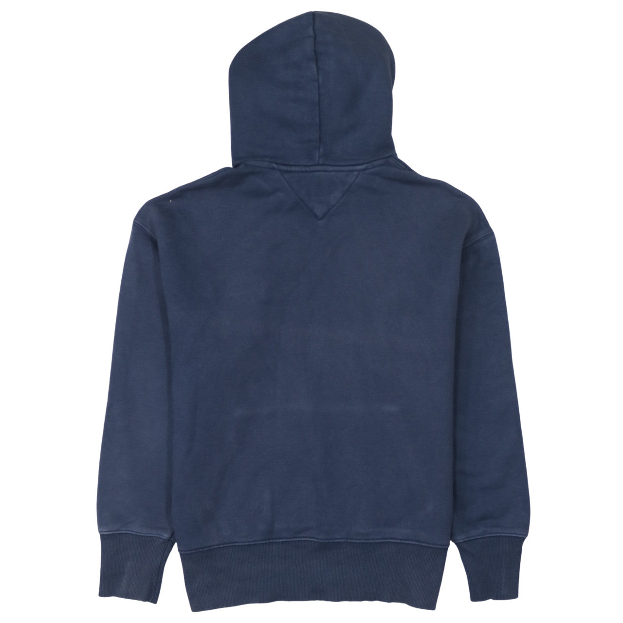 Tommy Jeans Mens Blue Pullover Hoodie Small Logo Fleece Sweatshirt