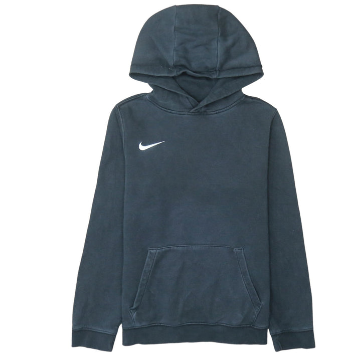 Nike Boys Black XL Pullover Hoodie with Logo Front Pocket