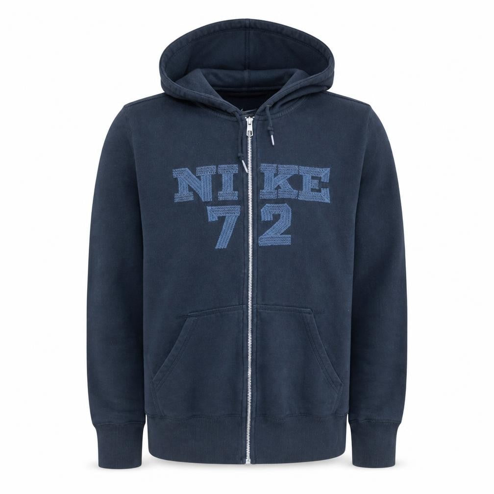 Nike Men's Black Full Zip Hoodie M Sports Fleece Sweatshirt