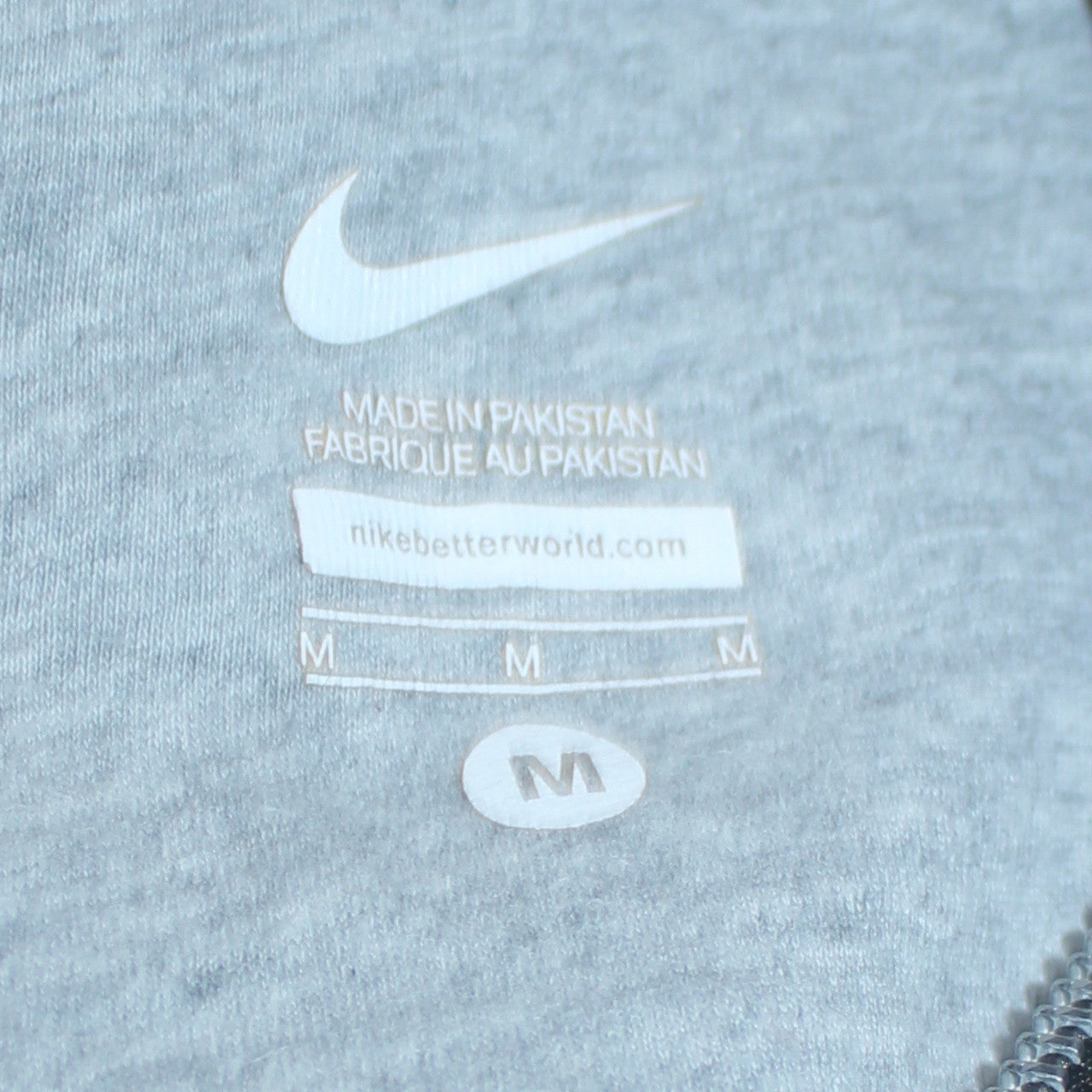Nike Men's Black Full Zip Hoodie M Sports Fleece Sweatshirt