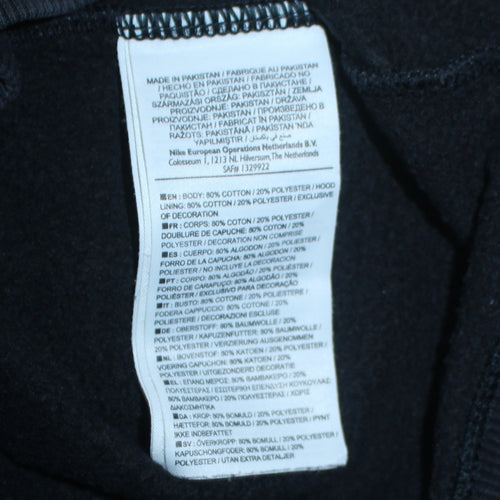 Nike Men's Black Full Zip Hoodie M Sports Fleece Sweatshirt