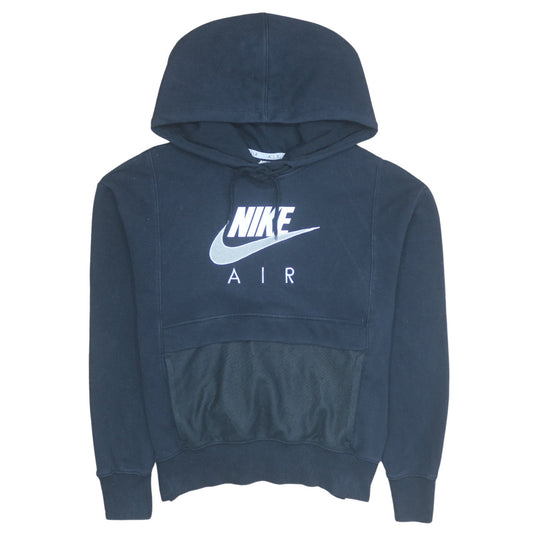 Nike Air Black XS Women's Pullover Hoodie with Mesh Pocket
