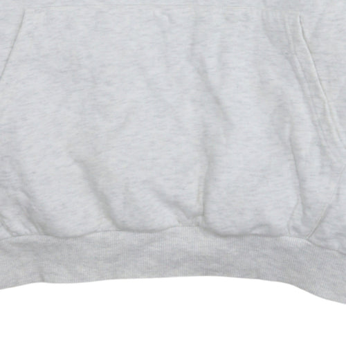 Ellesse Womens Beige Hooded Pullover Sweatshirt UK 14 Cotton Blend