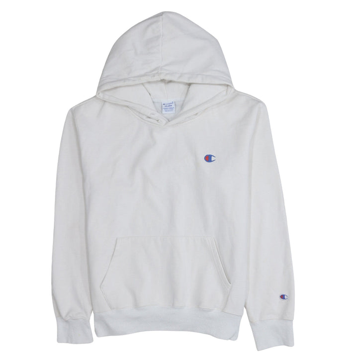 Champion Men's White Pullover Hoodie 2XL Classic Logo Sweatshirt