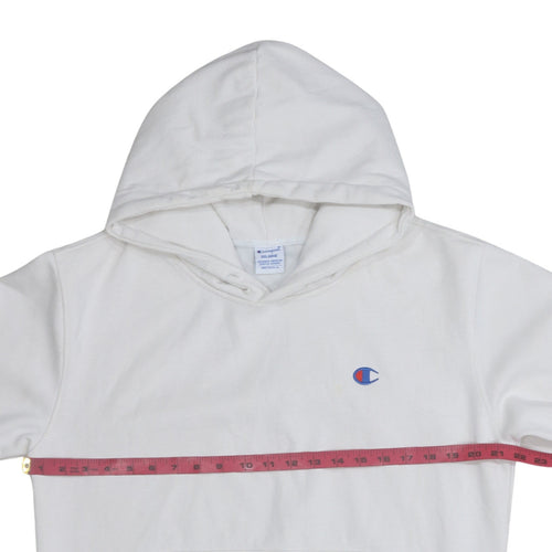 Champion Men's White Pullover Hoodie 2XL Classic Logo Sweatshirt