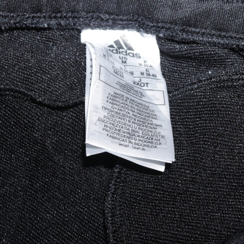 Adidas Womens Black Jogger Sweatpants M Elastic Waist Sportswear