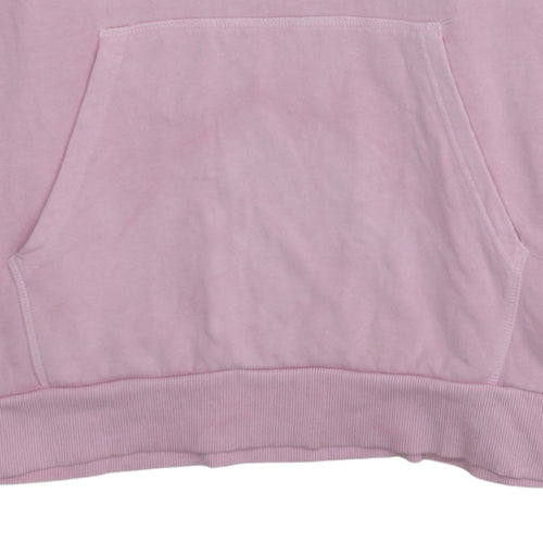 Ellesse Womens Pink Hoodie UK 16 Pullover Cotton Hooded Sweatshirt
