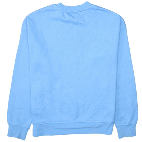 Disney Women Blue XS Stitch Pullover Sweatshirt Ohana Means Family