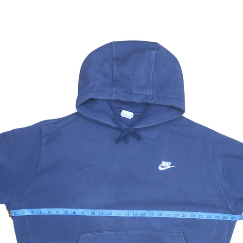 Nike Men's Blue Pullover Hoodie XL Fleece Regular Fit