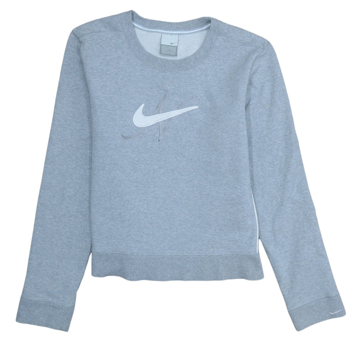 Nike Girls Grey Crew Neck Pullover Sweatshirt 12 Years