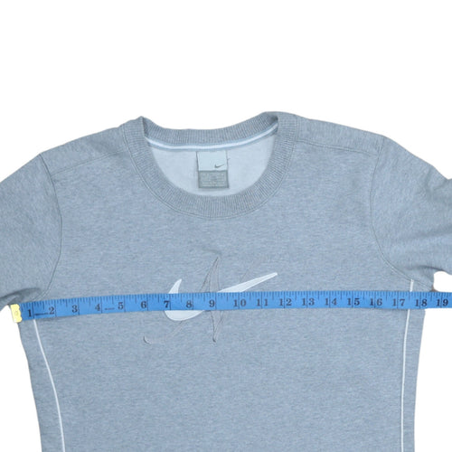 Nike Girls Grey Crew Neck Pullover Sweatshirt 12 Years