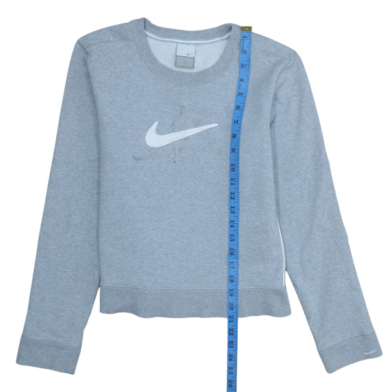 Nike Girls Grey Crew Neck Pullover Sweatshirt 12 Years