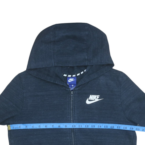Nike Men's Black Full Zip Hoodie M Regular Fit Sweatshirt