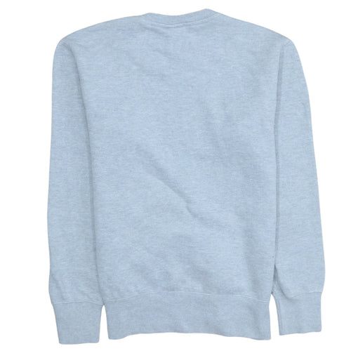 Champion Men's Grey Pullover Sweatshirt Medium Logo Fleece