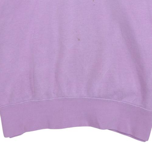 Nike Women's Lilac Pullover Hoodie Medium Cotton Fleece