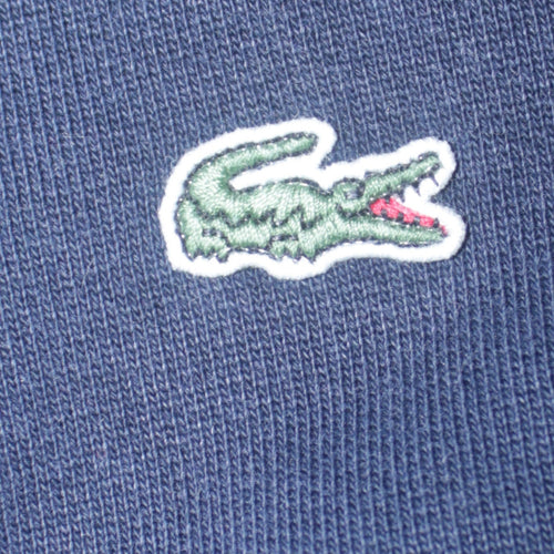 Lacoste Men's Blue XL Slim Fit 1/4 Zip Sweatshirt