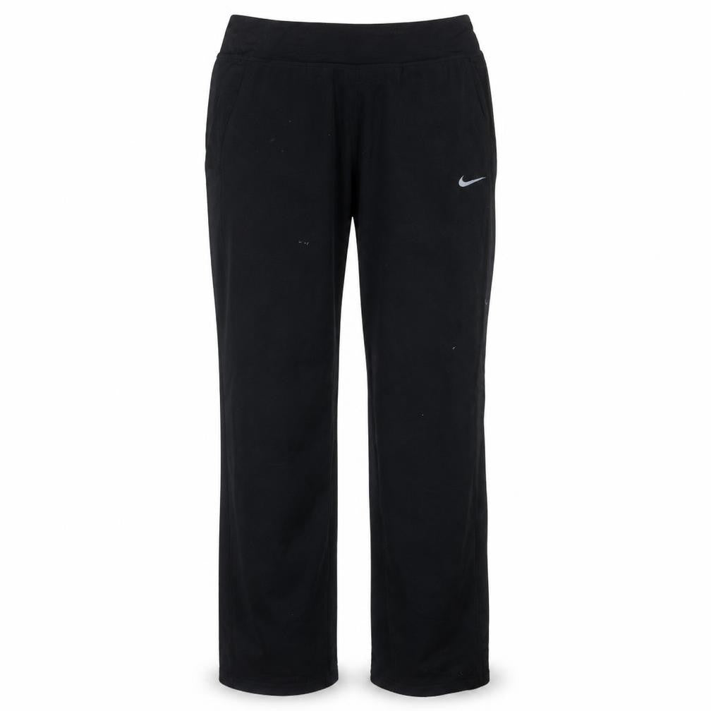 Nike Women's Black Dri-FIT Track Pants Size L Slim Fit Activewear