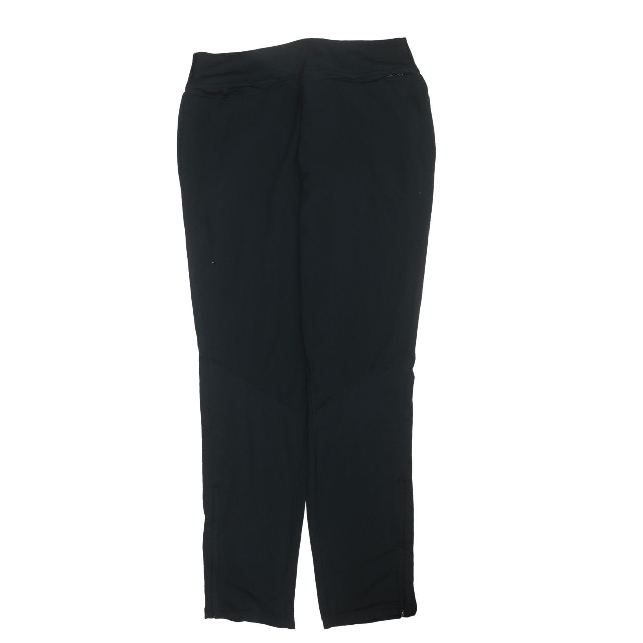 Nike Women's Black Dri-FIT Track Pants Size L Slim Fit Activewear