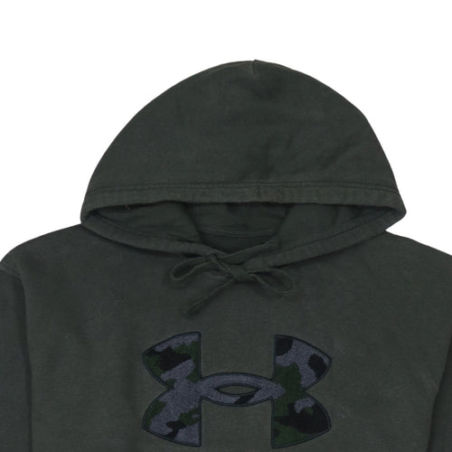 Under Armour Men’s Green Pullover Hoodie Size S ColdGear Fleece