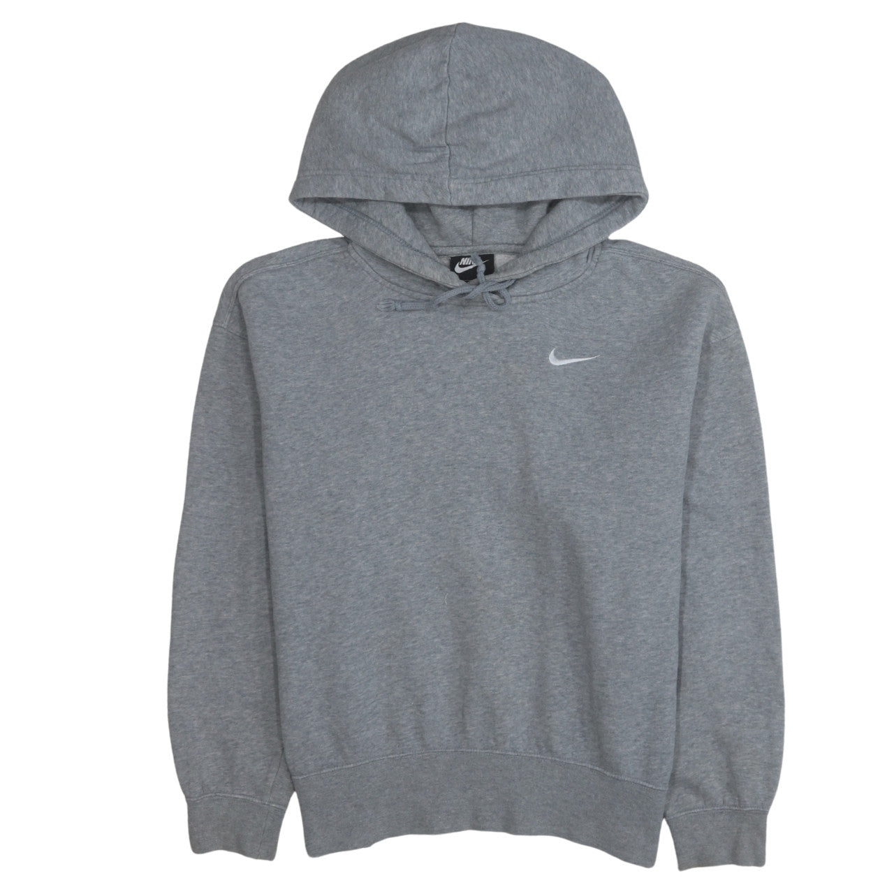 Nike Women’s Grey Small Pullover Hoodie Sweatshirt Cotton Blend