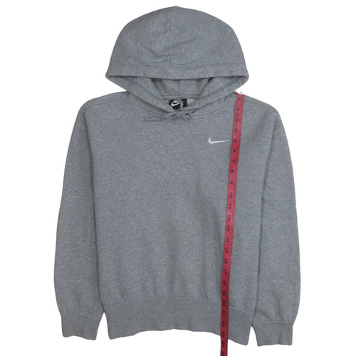 Nike Women’s Grey Small Pullover Hoodie Sweatshirt Cotton Blend