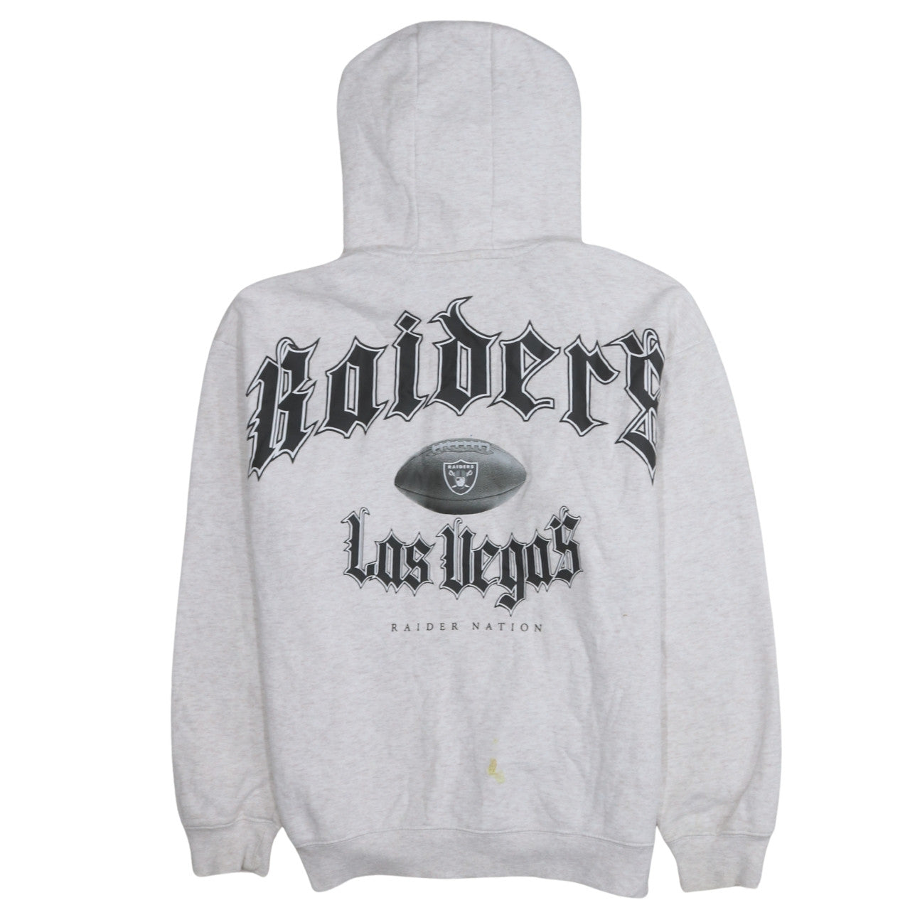 Primark NFL Raiders Grey Hooded Pullover Sweatshirt Women M
