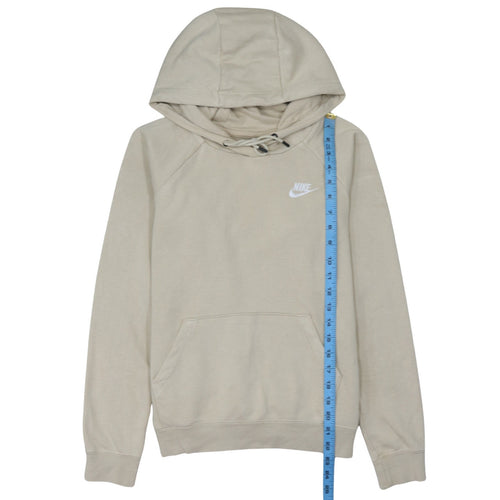 Nike Women’s Beige Pullover Hoodie Small Cotton Blend Casual