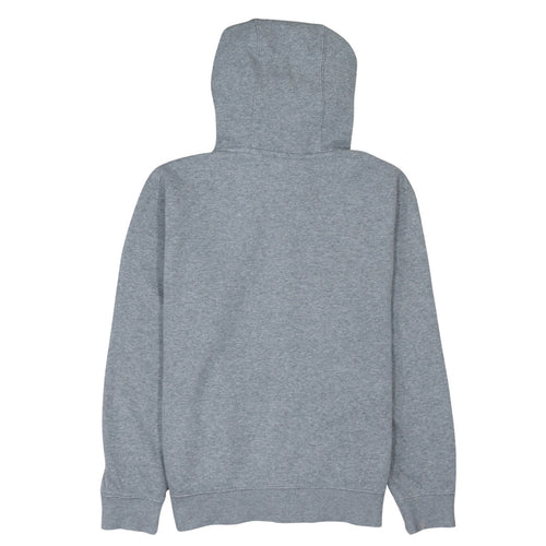 Nike Men's Grey Full Zip Hoodie Small Regular Fit Cotton Blend