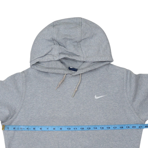 Nike Men's Grey Pullover Hoodie Size M Logo Sportswear