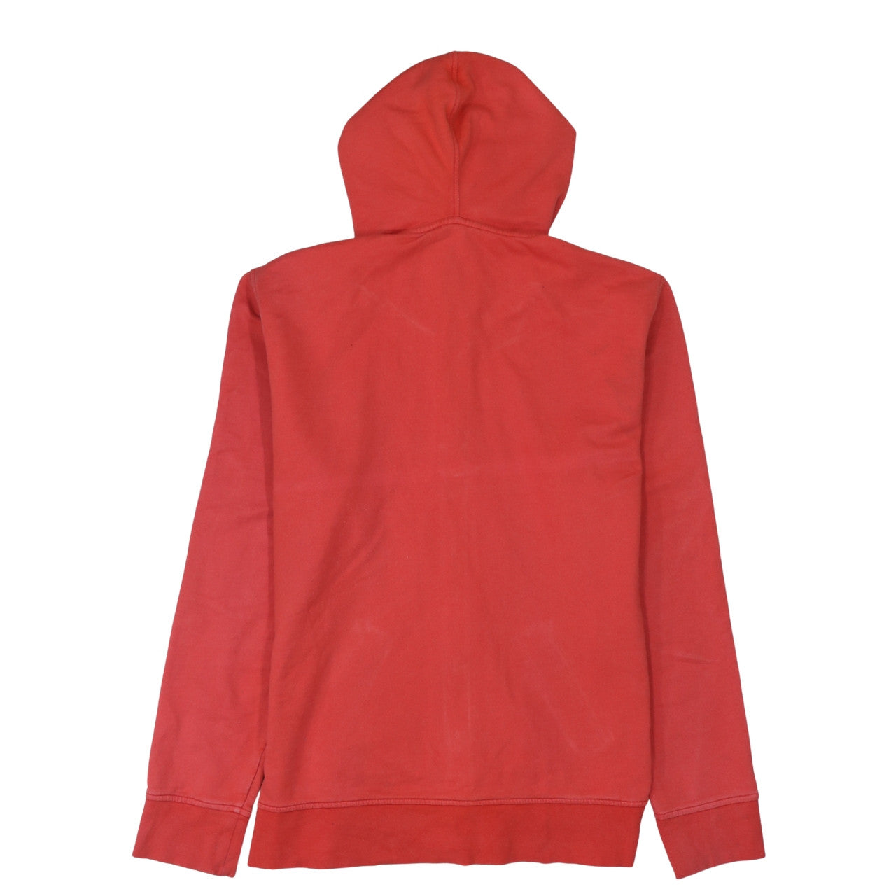 Timberland Men’s Red Full Zip Hoodie L Cotton Blend