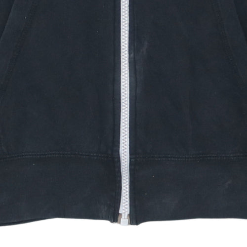 Nike Men's Black Full Zip Hoodie M Regular Fit Sportswear Fleece