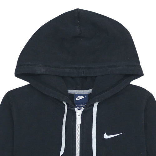 Nike Men's Black Full Zip Hoodie M Regular Fit Sportswear Fleece